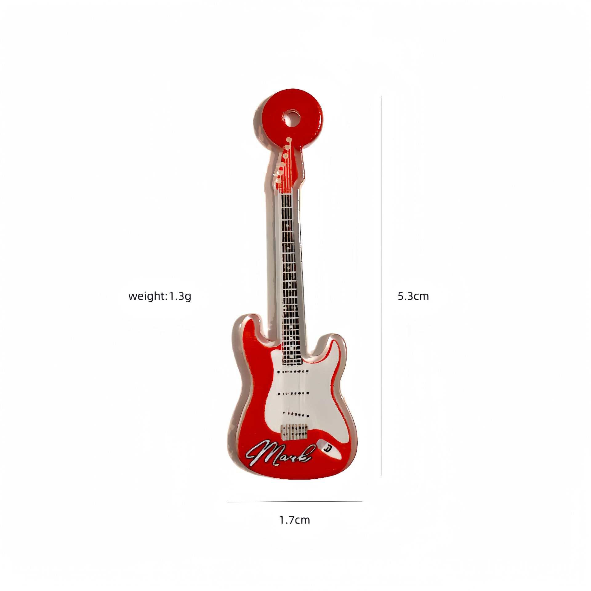 Wholesale 10pcs Double-sided Musical Instrument Guitar DIY Jewelry Accessories
